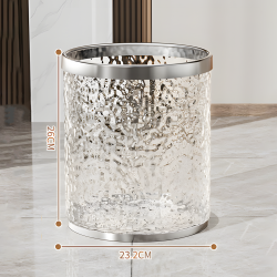 Acrylic Trash Can Medium